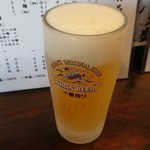 らーめん からしや - 生ビール（500円）