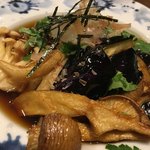 食楽処 あ - ナスときのこの揚げ浸し