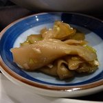 ライオン飯店 - 定食のザーサイ