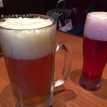 びっくりドンキー - ドンキオーガニックビール大（税込１１７５円）小（税込４９４円）