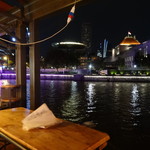 Aburiya - 1710_Aburiya -あぶりや- Boat Quay_テラス席からの夜景