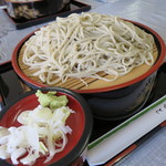 地域食堂　ゆめみ～る - ざる蕎麦大盛り(海苔なし)450円(2017年11月)