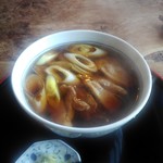 吟八亭 やざ和 - 鴨南そば（温）