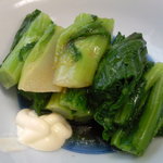 そば処 鈴木 - とう菜のおひたし