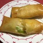 レストラン 菜 - チーズ入り白身魚春巻