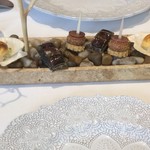 ad hoc  - アミューズ フォアグラ ホタテ 