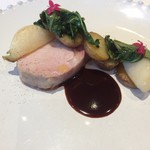 ad hoc  - 肉料理 霧島豚 空芯菜 コカブ