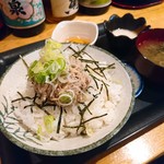 かえる - 漁師飯(サバ水煮なめろう)