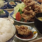 かあさん定食 おひるや - 若鶏唐揚定食