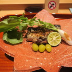 いち太 - 29年11月　秋刀魚塩焼き　大根、銀杏