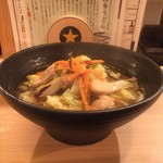 天ぷら串ともつ鍋 奥志摩 - どんたく麺