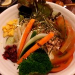 居酒屋ビッグ - 梅サラダ