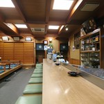 一月家 - 開店前の店内