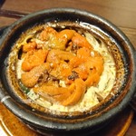 膳夫 高木 - カニと生ウニ 玉子〆