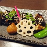 膳夫 高木 - 米茄子の田楽