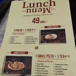 Pizzeria Cavalese - 1711_Pizzeria Cavalese Sunter_Lunch menu