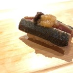 鮓 村瀬 - さんま　肝とともに