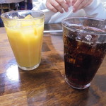 ハンバーグ康 - ランチのドリンク