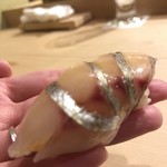 鮓 村瀬 - えぼだい　昆布締め