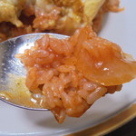 ハンバーグ康 - とろとろオムライス（サラダ・ドリンク付）1190円