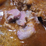 ハンバーグ康 - 砂ぎも入ハンバーグ（肉1.5倍）セット1240円