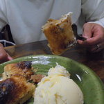 ハンバーグ康 - あつあつアップルパイ450円