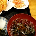 ごはん屋さくら - 茹で桜海老、吸物