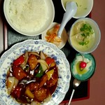 中国料理 青山 - 酢豚定食