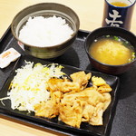 吉野家 - 豚生姜焼き定食