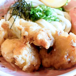 三好うどん - とり天