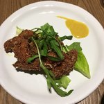 フミーズグリル - 鶏ささみのせんべい揚げカレーマヨネーズ
