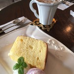 カフェほうかえん - 料理写真:シフォンケーキセット(2017.11現在)