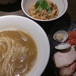 つけ麺一燈 - 海老、貝、鶏の白湯そば(5)