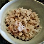 和み茶屋 - [料理] 赤米ご飯 全景♪ｗ