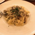 オステリア イマムラ - 国産きのこのタリアテッレ