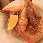 オステリア イマムラ - 足赤エビのフリット