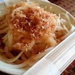スナン スナン - ポン酢で食べる淡路島玉ねぎスライス 200円 玉ねぎ甘い！