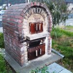 クッチーナ・ベジターレ・オット - 外にあった窯