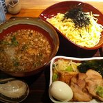 食幹 渋谷 - 食幹 つけ麺 しょうゆ 大盛