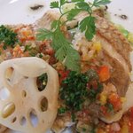 レ・スリジェ - 甘鯛のソテー（アップ）