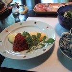 由布院 玉の湯 - プレーンオムレツ＆ハーブテイー