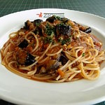 ピッツァ＆パスタ工房　ＺＩＯ　ＰＡＮＣＥＴＴＡ（ジーオ・パンチェッタ）　 リボンシティ川口店 - 厚切り茄子とモッツァレラのボロネーゼ