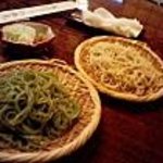 松鶴庵 - シソ切りとせいろ