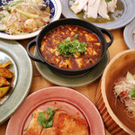 臥遊 - 2017年忘年会コース料理。