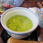 Ootakesou - アオサの茶碗蒸しです、初めてアオサの茶碗蒸し頂きましたが美味しかったですよ。