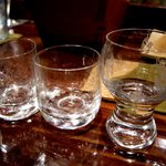 江戸心 山ぼうし - 3種類のお酒を呑みました