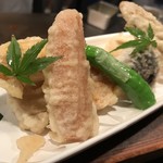 Teppanyaki To Washoku Utage - 煮込み野菜の天麩羅盛合せ(11月のお勧め)