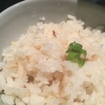 半鯛飯  はじめは足りないかと思いましたが、半でちょうど良い量でした