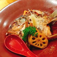 本等鮨 海馬 本店 - 真鯛あら炊き♪