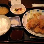 千日亭 - カキフライ定食